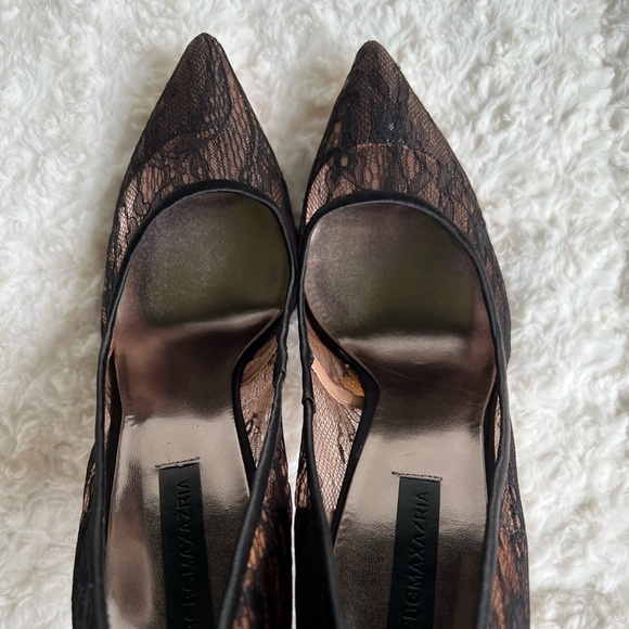 BCBG Black Lace Heels - Picture 4 of 6